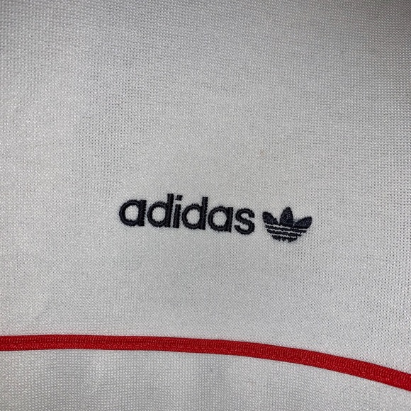 Vintage ADIDAS red, white, and blue windbreaker - Picture 3 of 5